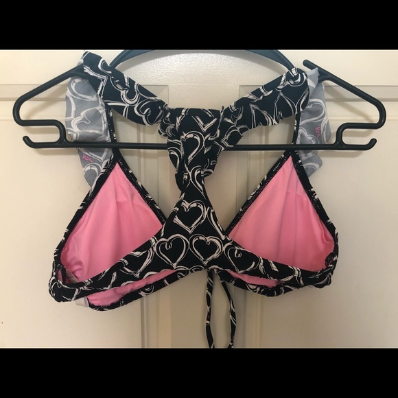 Betsey Johnson heart print bikini size M/S - Picture 4 of 6